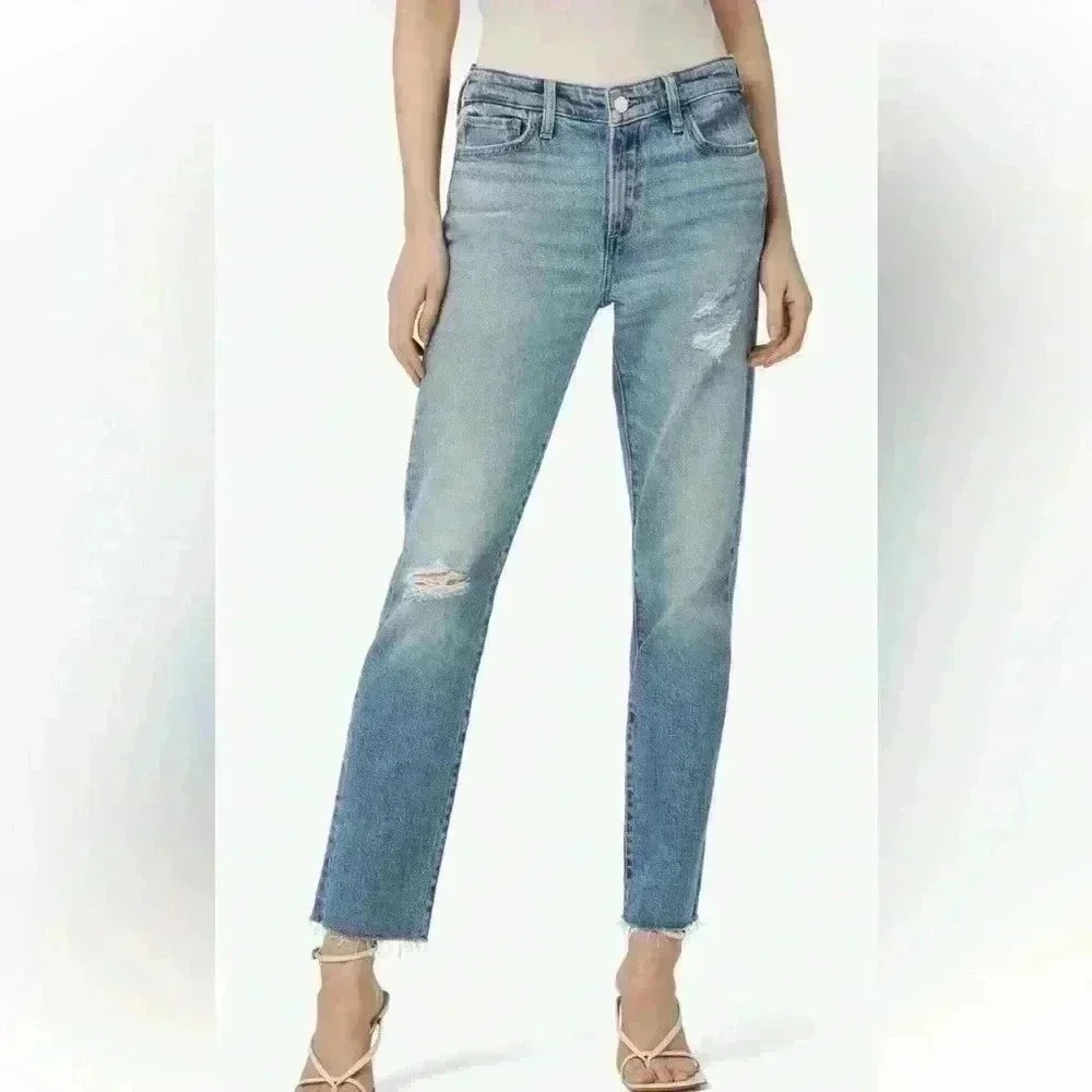 Joe's The Lara Ripped Ankle Slim in Joy Size 23 NWT